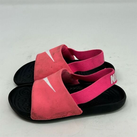 Nike Baby Toddler Kawa Slide Slingback Sandals Pink Size 10C Casual Shoes Summer - Picture 6 of 11